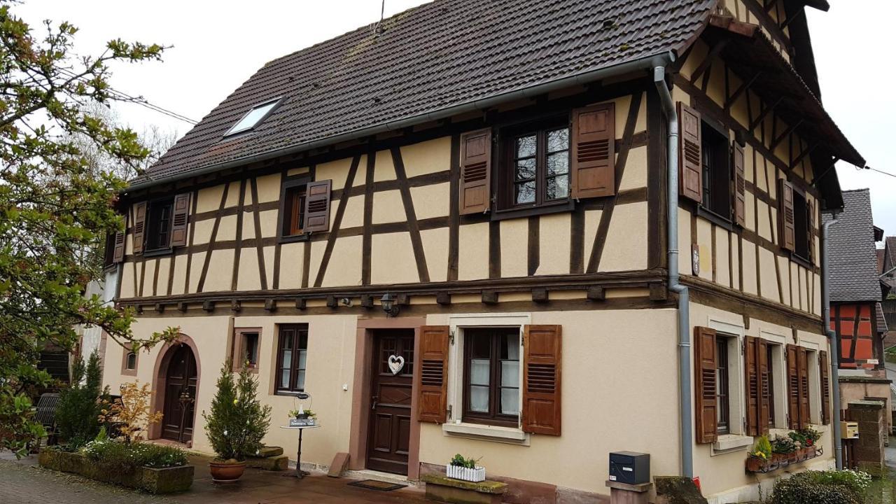 Gite A La Petite Fontaine-Plain Pied-Maison Alsacienne Renovee Avec Passion-4 Pers-4Nuitees Minimum Langensoultzbach المظهر الخارجي الصورة