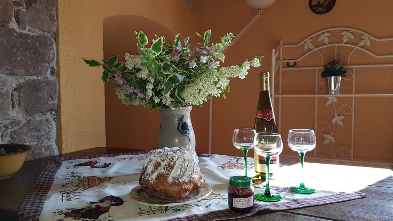 Gite A La Petite Fontaine-Plain Pied-Maison Alsacienne Renovee Avec Passion-4 Pers-4Nuitees Minimum Langensoultzbach المظهر الخارجي الصورة