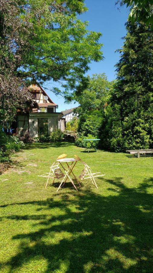 Gite A La Petite Fontaine-Plain Pied-Maison Alsacienne Renovee Avec Passion-4 Pers-4Nuitees Minimum Langensoultzbach المظهر الخارجي الصورة